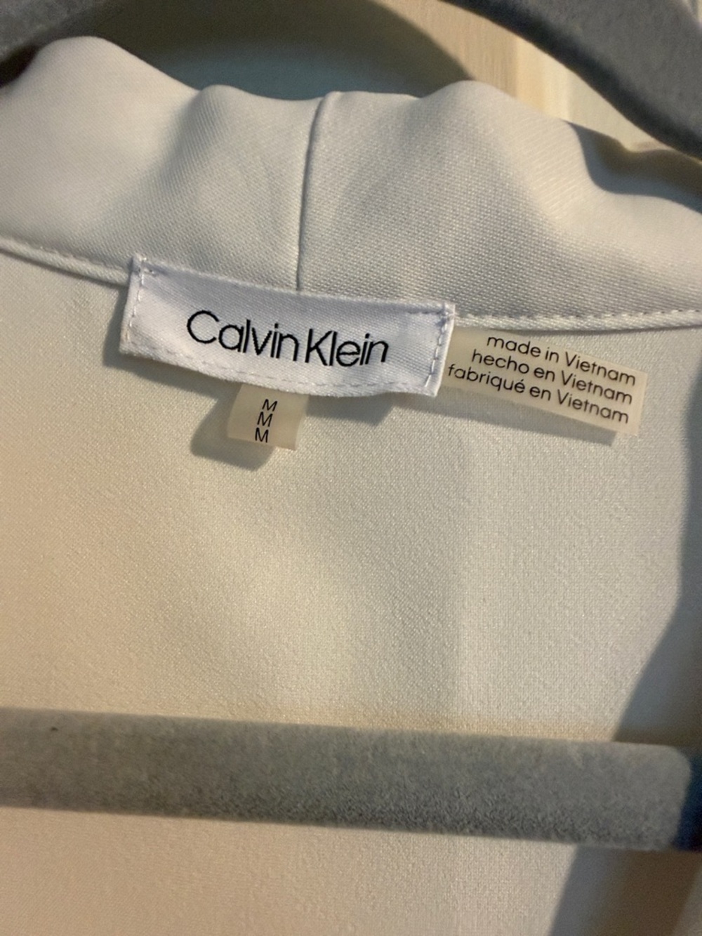 Calvin Klein Sleeveless V-Neck Camisole in ivory - Picture 2 of 2